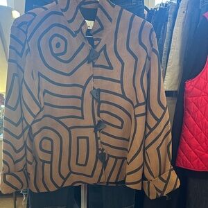 Vintage Abstract Patterned Jacket